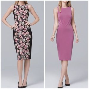 White House Black Market Reversible Dress NWT 2X